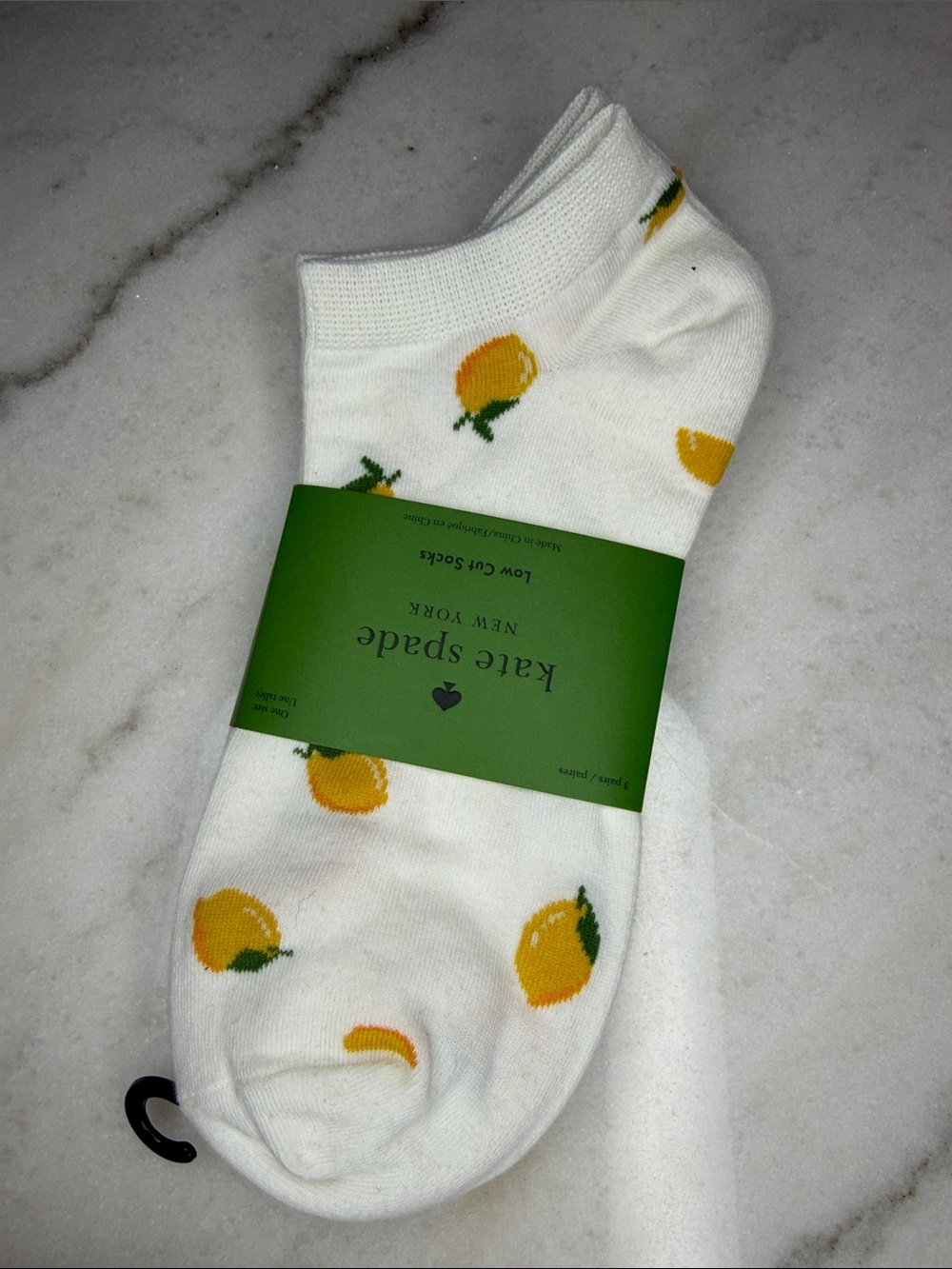 kate spade 3pair  Strawberry Low Cut Socks
